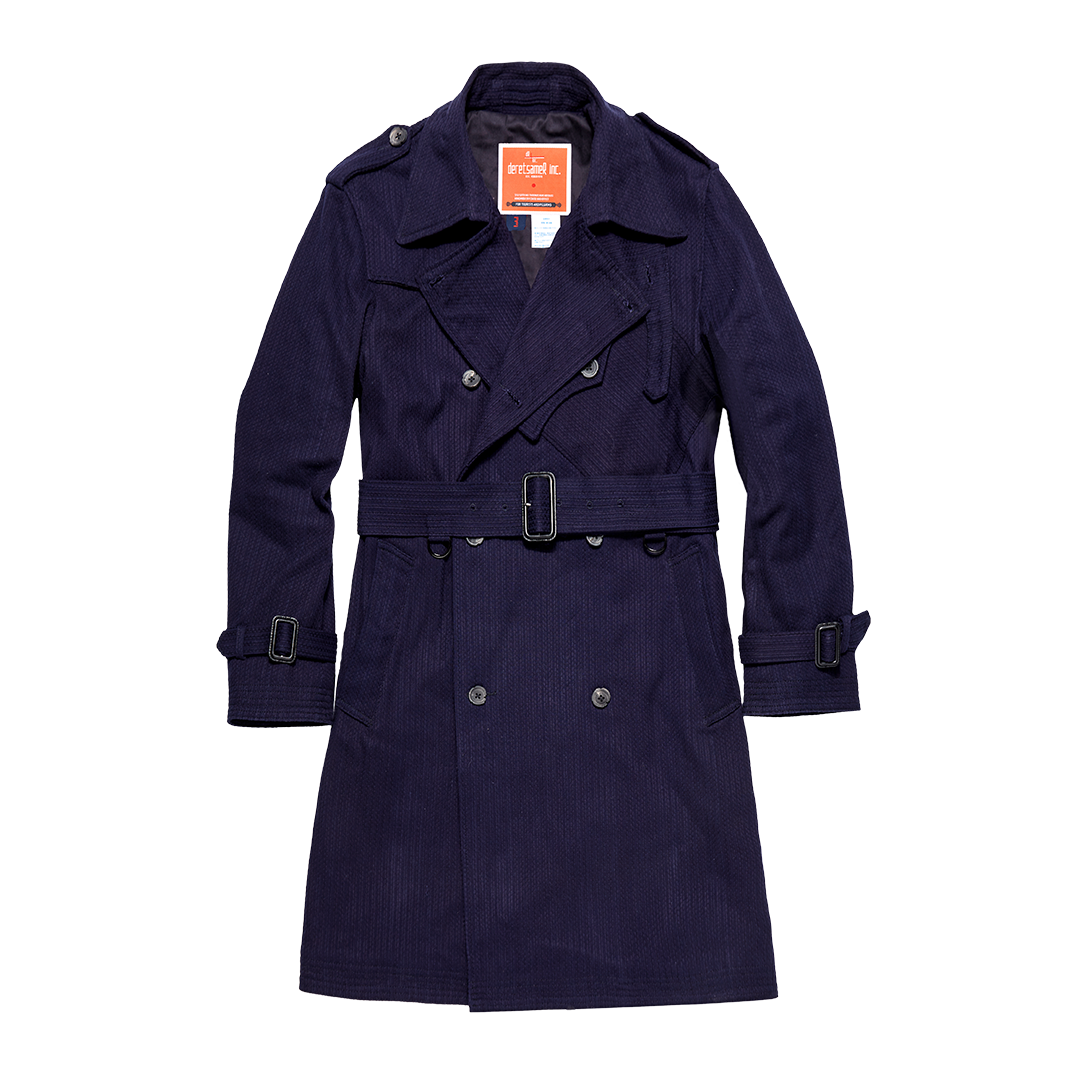 INDIGO COSMOPOLIS TRENCH COAT (DR0066)