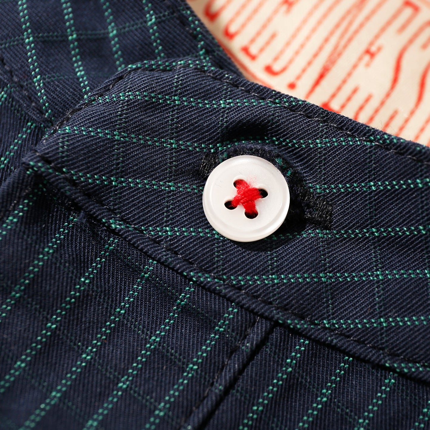 1920'S FRENCH MATELOT TRAIT SOMBRE SHIRT (DR0102) - Nttitudoo MFG