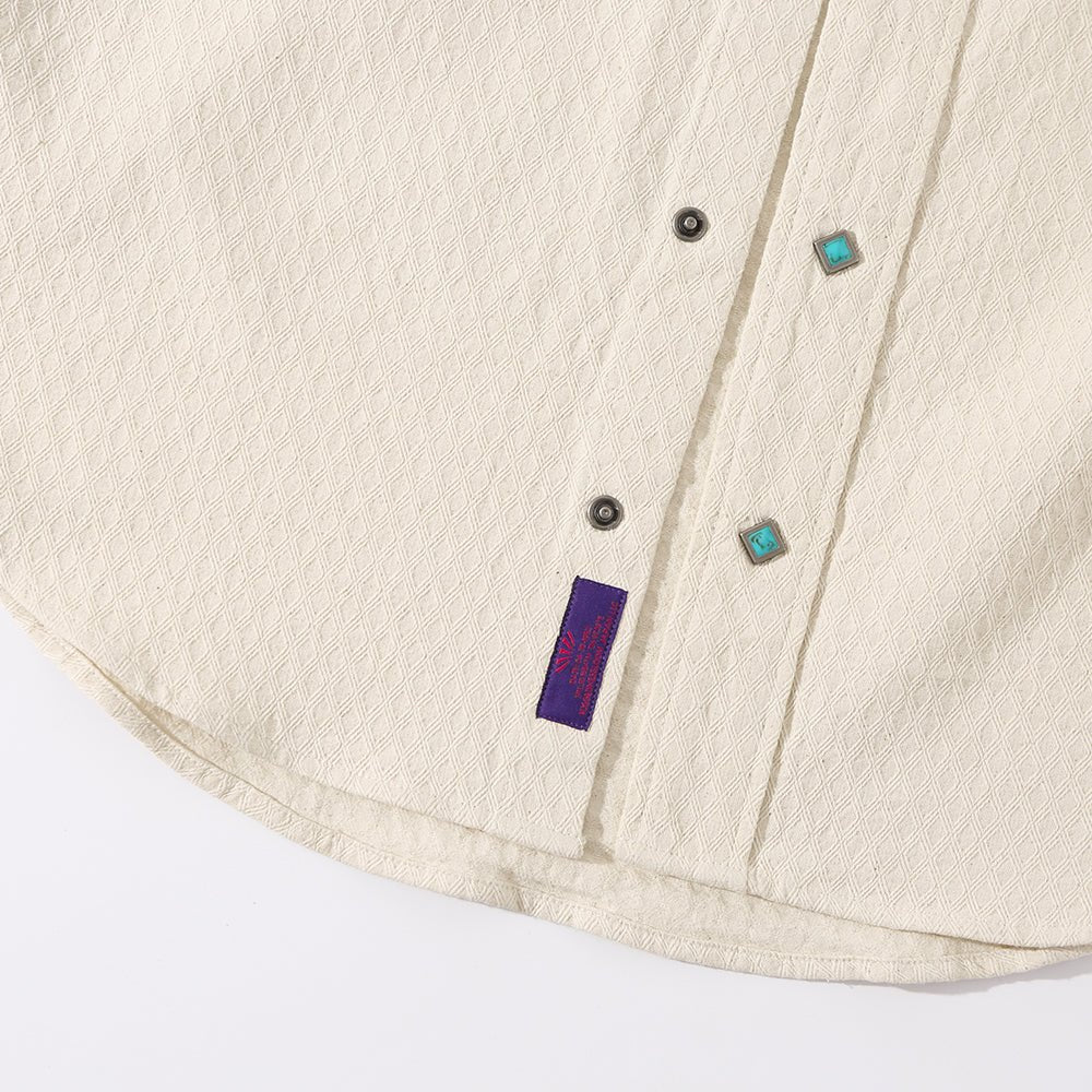 1920'S WILDERNESS HAWKEYE COTTONSEED SHIRT (DR0123) - Nttitudoo MFG
