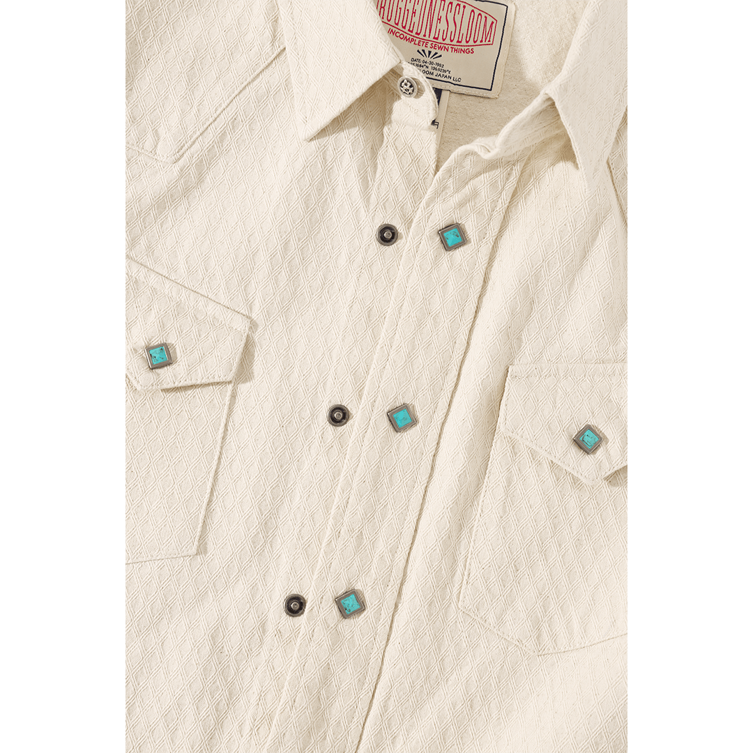 1920'S WILDERNESS HAWKEYE COTTONSEED SHIRT (DR0123) - Nttitudoo MFG