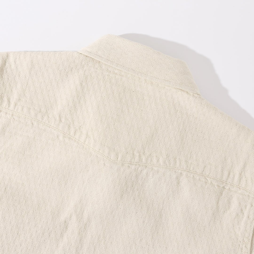 1920'S WILDERNESS HAWKEYE COTTONSEED SHIRT (DR0123) - Nttitudoo MFG