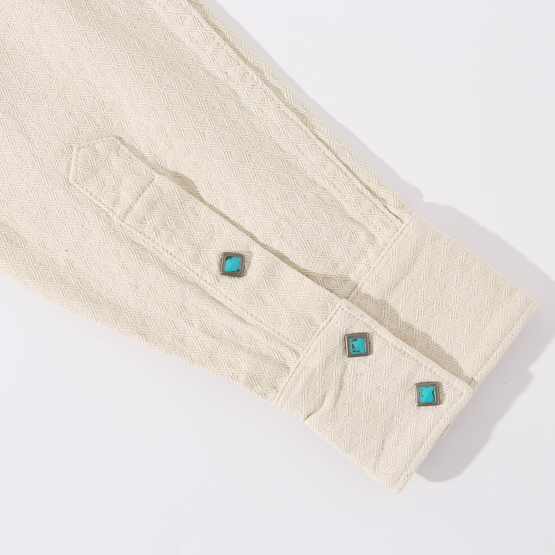 1920'S WILDERNESS HAWKEYE COTTONSEED SHIRT (DR0123) - Nttitudoo MFG