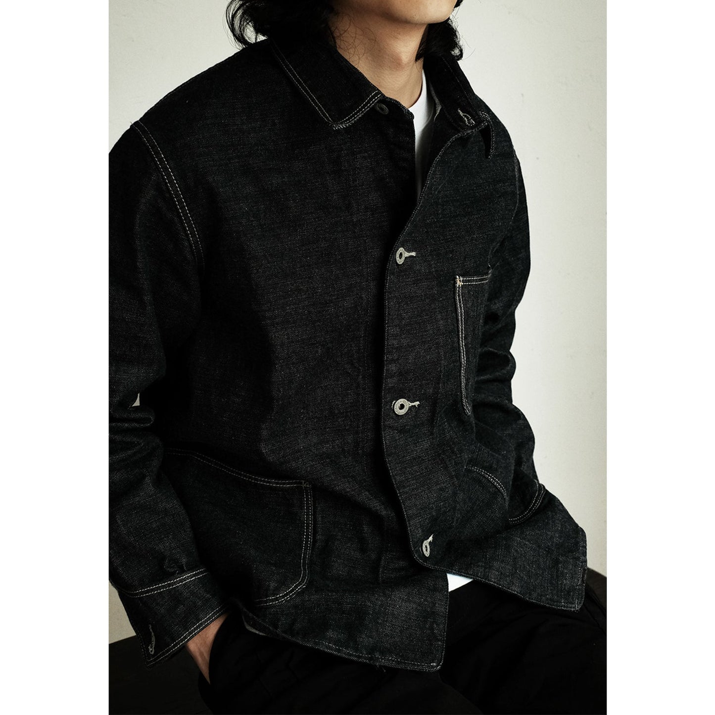 1930’S FRENCH BTF - V3 RAILWAY RANGER JACKET(DR0092) - Nttitudoo MFG