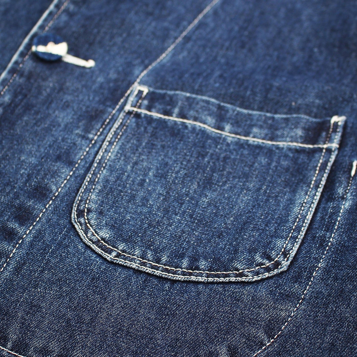 1950'S DENIM COVERALL JACKET (DR0110) - Nttitudoo MFG