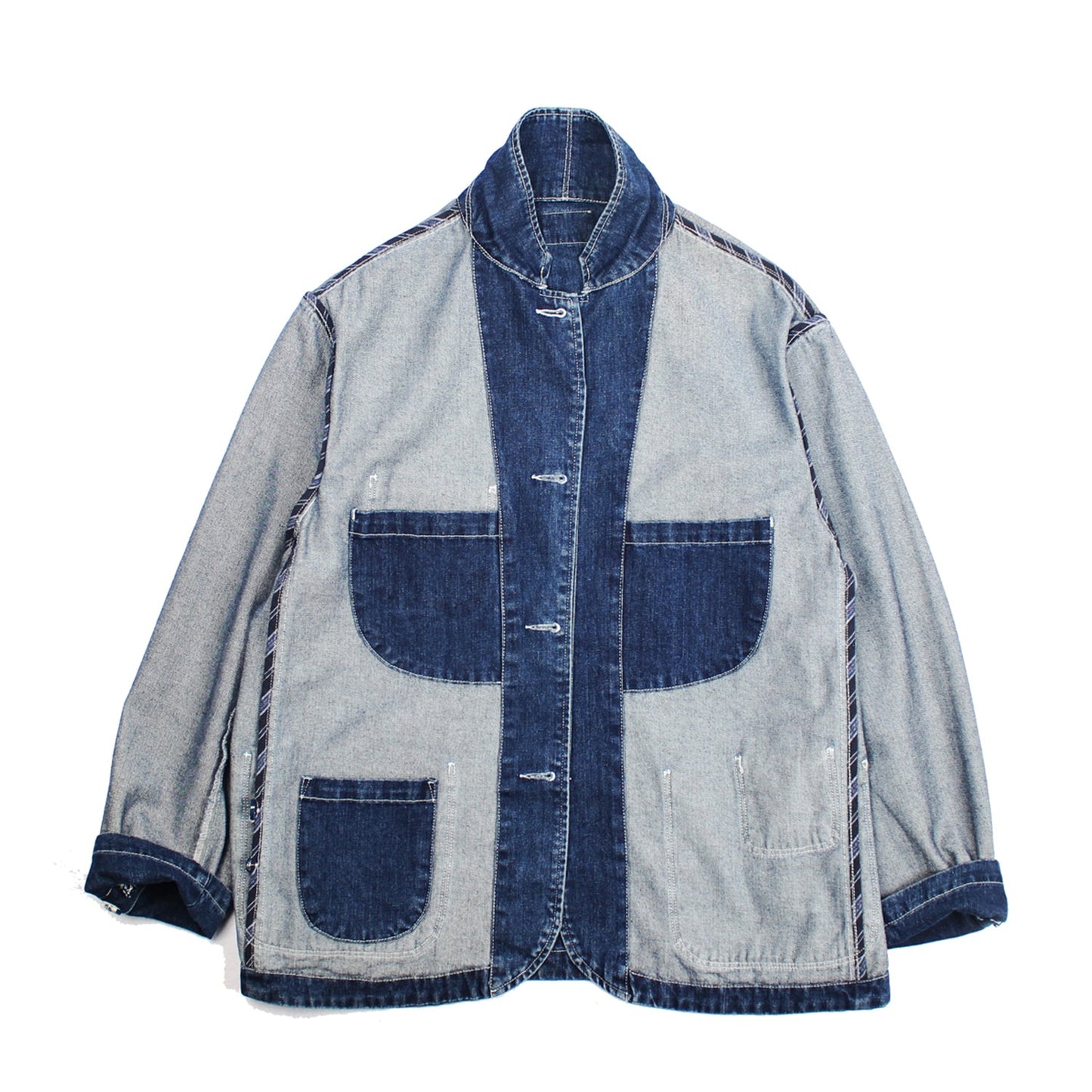 1950'S DENIM COVERALL JACKET (DR0110) - Nttitudoo MFG