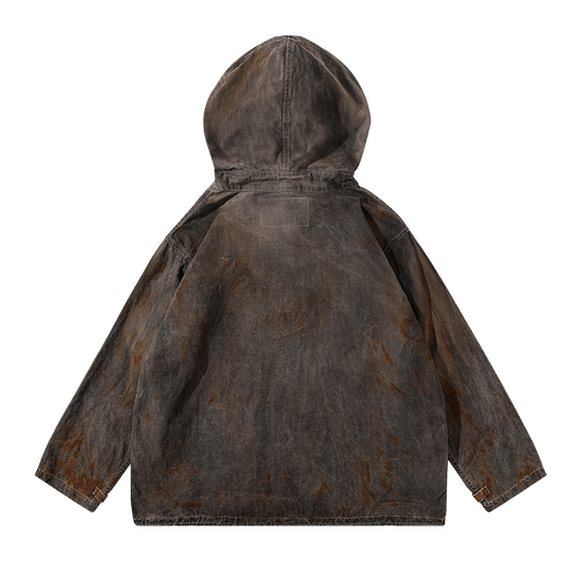 【Anniversary Appreciation Special Discount Edition】HANDMADE「NIOSHOKU - DYEING」USN SMOCK (DR0128) - Nttitudoo MFG