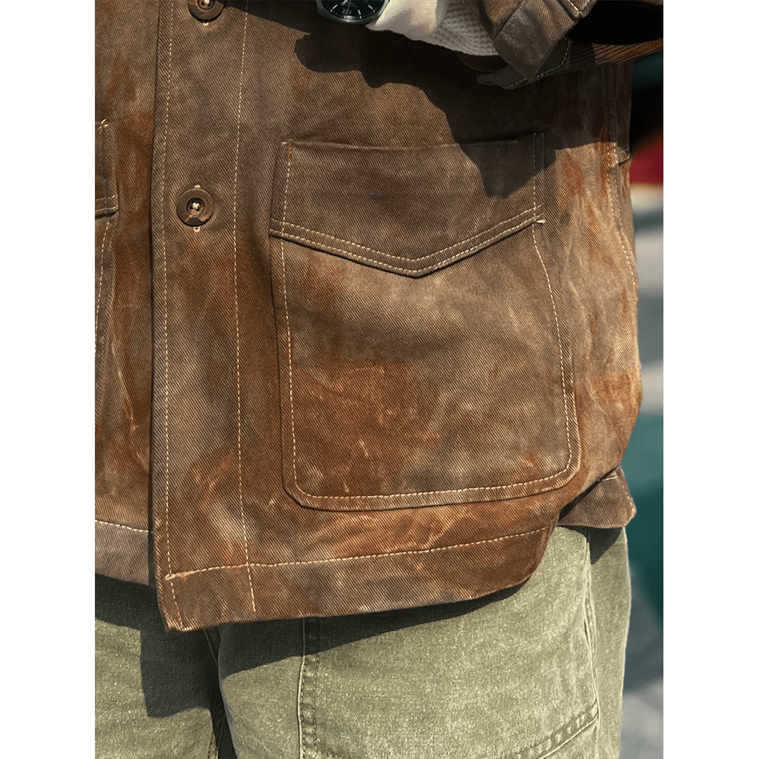 【Anniversary Sale】1930'S「L’OS FORGÉ DE LONGWY」WORKER JACKET (DR0190) - Nttitudoo MFG