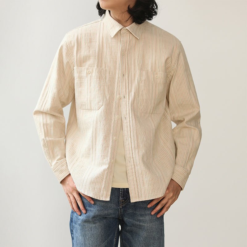 ANTIQUE LOOM 4 - COLOR Y/D DANUBE SHIRT (ZF0018) - Nttitudoo MFG