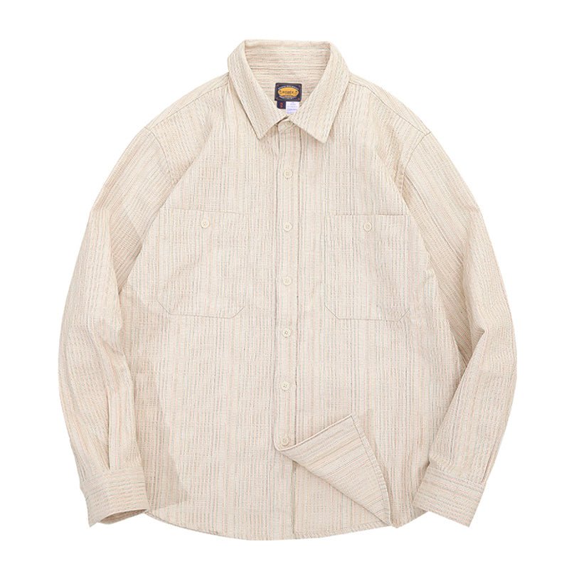 ANTIQUE LOOM 4 - COLOR Y/D DANUBE SHIRT (ZF0018) - Nttitudoo MFG
