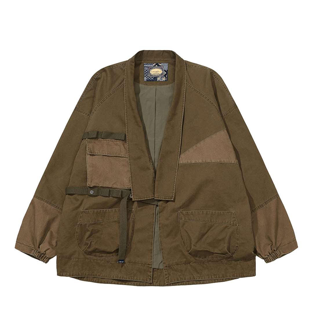 GEOMETRIC PATCHWORK KOMICHI JACKET (TS0001) – Nttitudoo MFG
