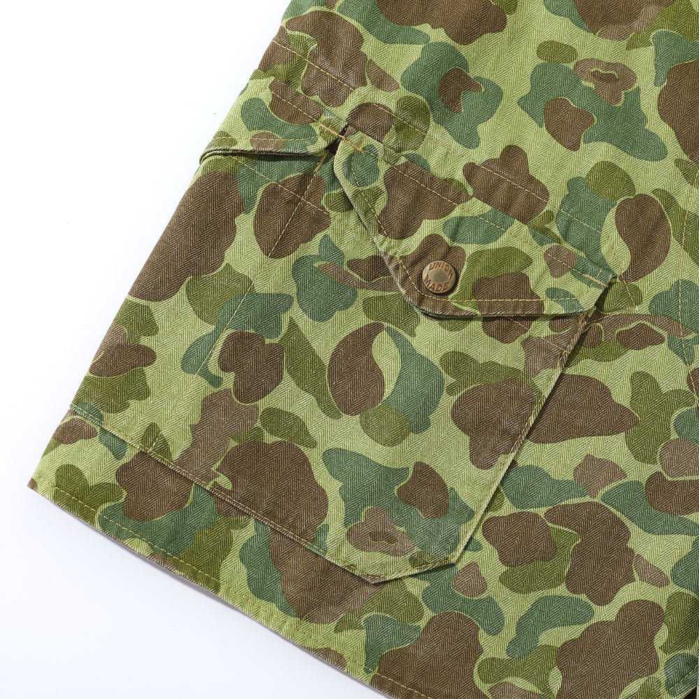 HALFMOON POCKET CAMO HUNTING VEST (DR0132) - Nttitudoo MFG