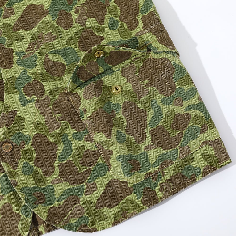 HALFMOON POCKET CAMO HUNTING VEST (DR0132) - Nttitudoo MFG