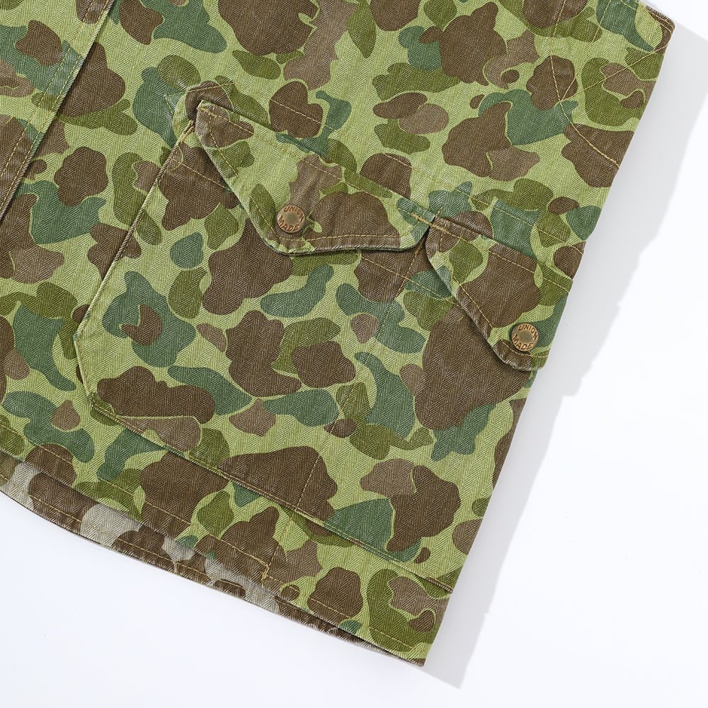 HALFMOON POCKET CAMO HUNTING VEST (DR0132) - Nttitudoo MFG