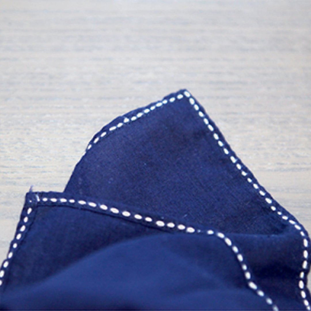 HANDMADE SASHIKO BANDANA & CLASP SET (DR0087) - Nttitudoo MFG