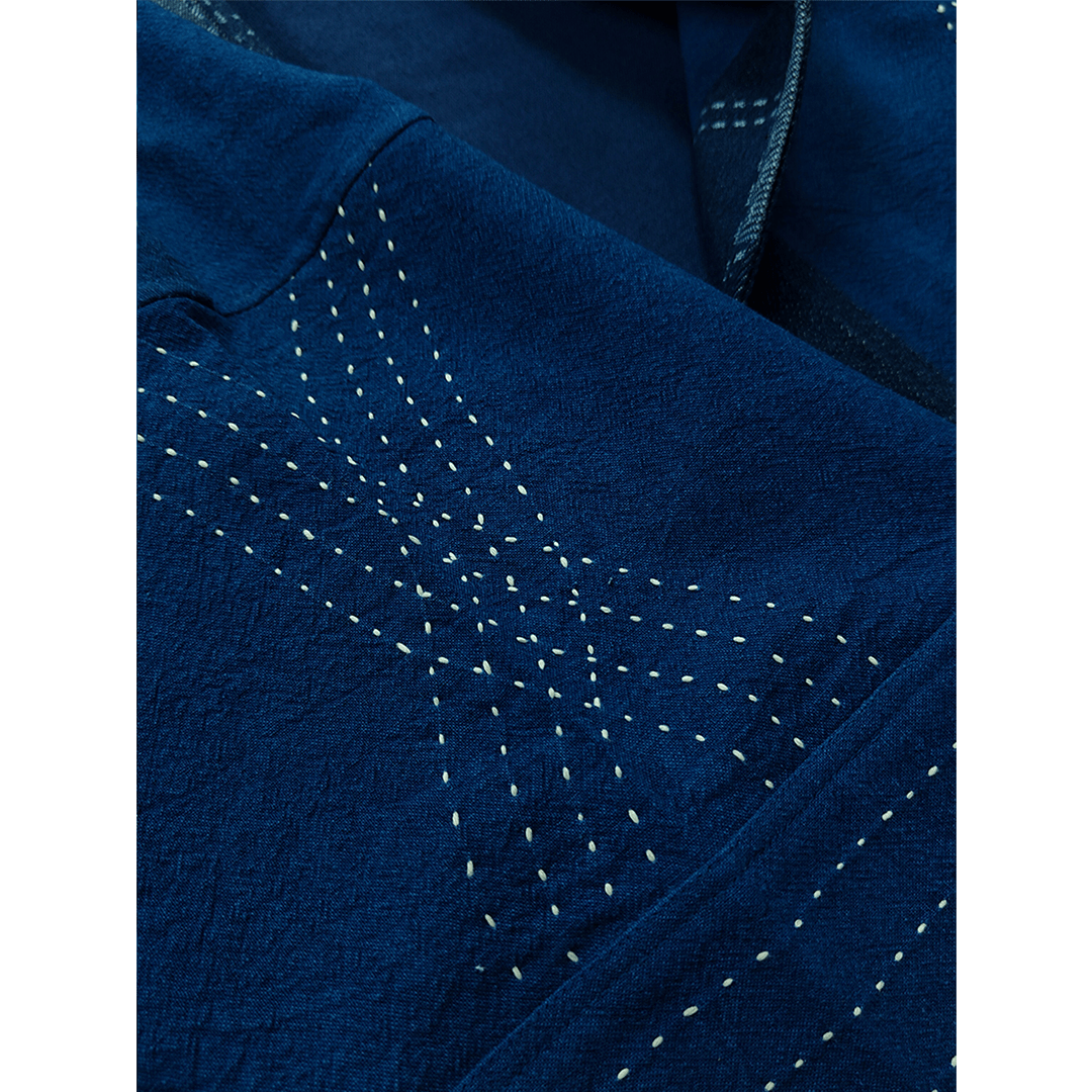 HANDMADE SASHIKO SHINKA - PATCHWORK HAORI JACKET(DR0070) - Nttitudoo MFG