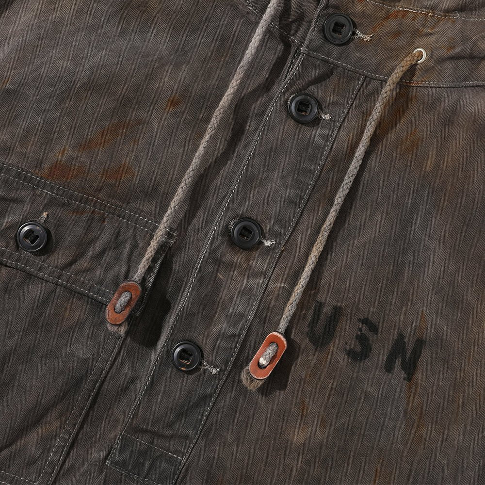 HANDMADE「NIOSHOKU - PLANT - DYEING」USN SMOCK (DR0128) - Nttitudoo MFG