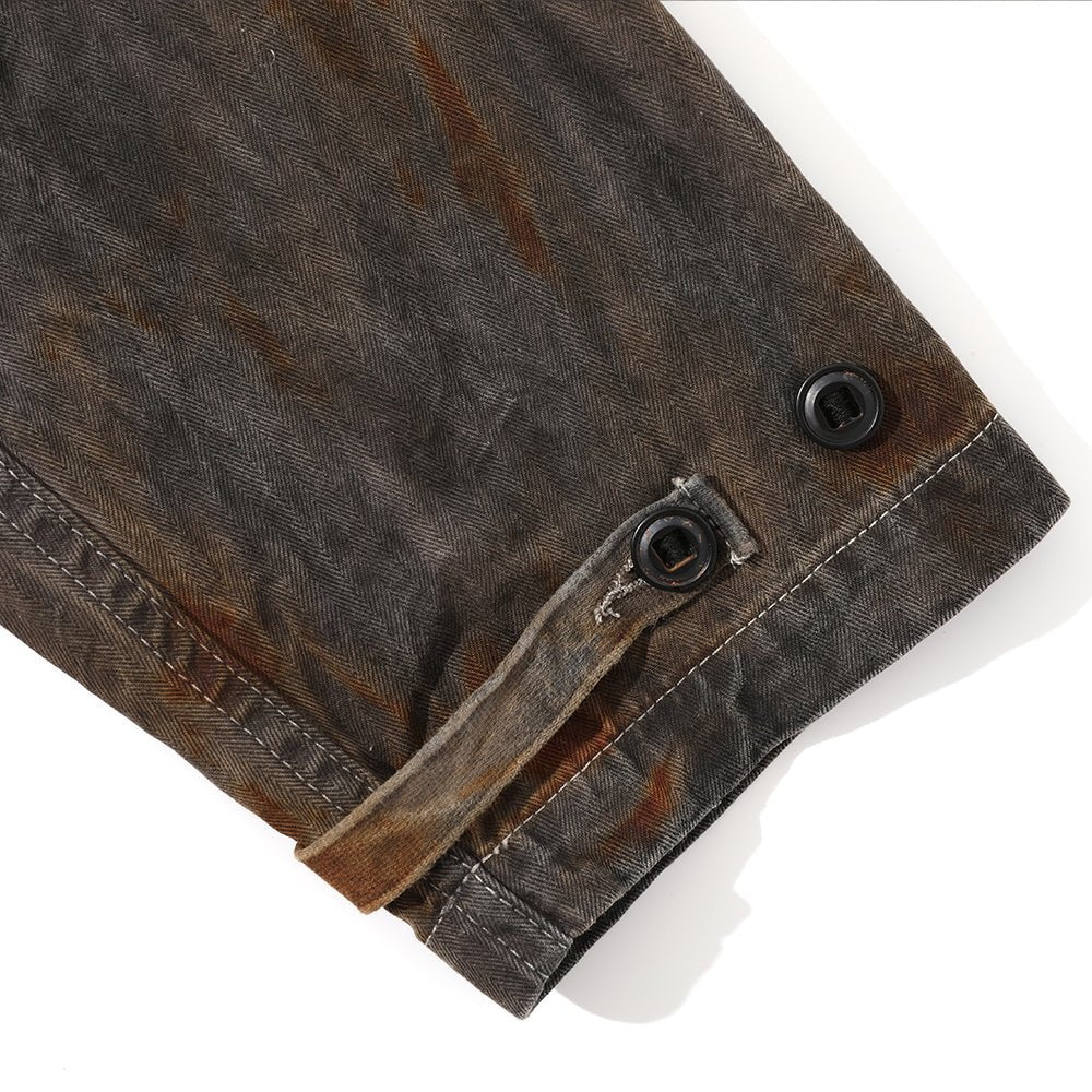 HANDMADE「NIOSHOKU - PLANT - DYEING」USN SMOCK (DR0128) - Nttitudoo MFG