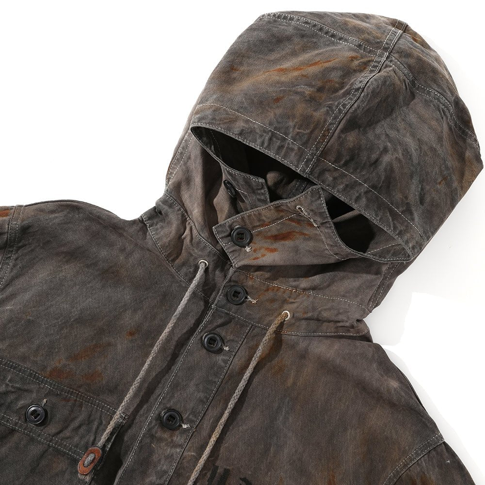 HANDMADE「NIOSHOKU - PLANT - DYEING」USN SMOCK (DR0128) - Nttitudoo MFG