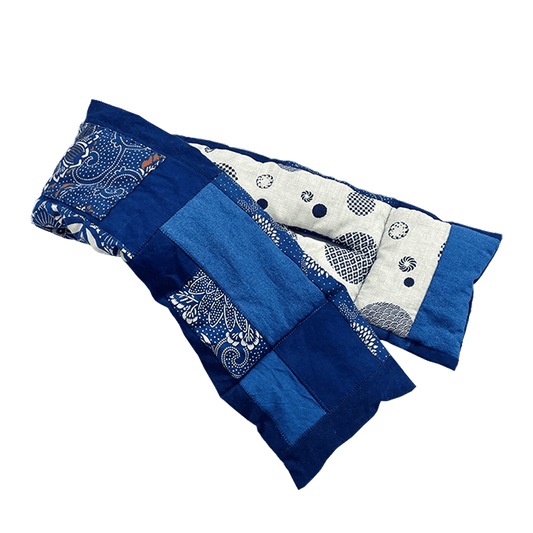 JAPANESE HAND - STITCHED SASHIKO PATCHWORK KAGO SCARF (MM0012) - Nttitudoo MFG