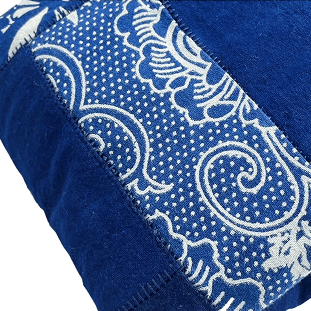 JAPANESE HAND - STITCHED SASHIKO PATCHWORK KAGO SCARF (MM0012) - Nttitudoo MFG
