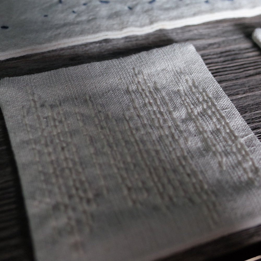 JAPANESE HANDMADE SASHIKO PLACEMAT & COASTERS SET (DR0088) - Nttitudoo MFG