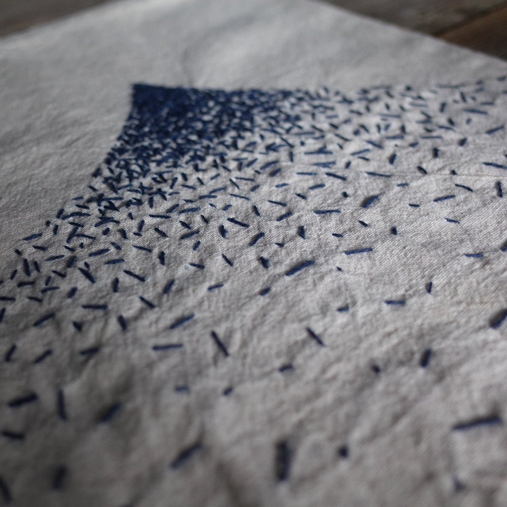 JAPANESE HANDMADE SASHIKO PLACEMAT & COASTERS SET (DR0088) - Nttitudoo MFG