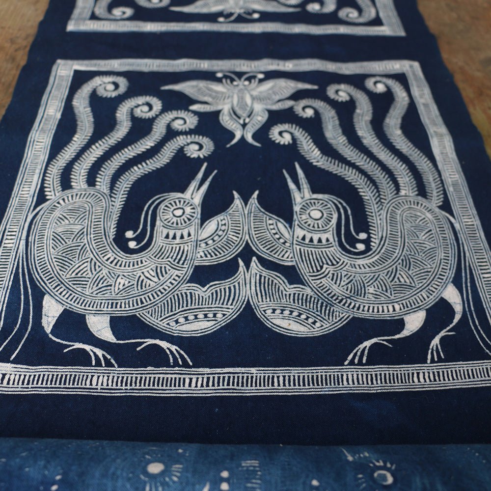 JAPANESE TRADITIONAL ROUKETSU BANDANA (DR0089) - Nttitudoo MFG