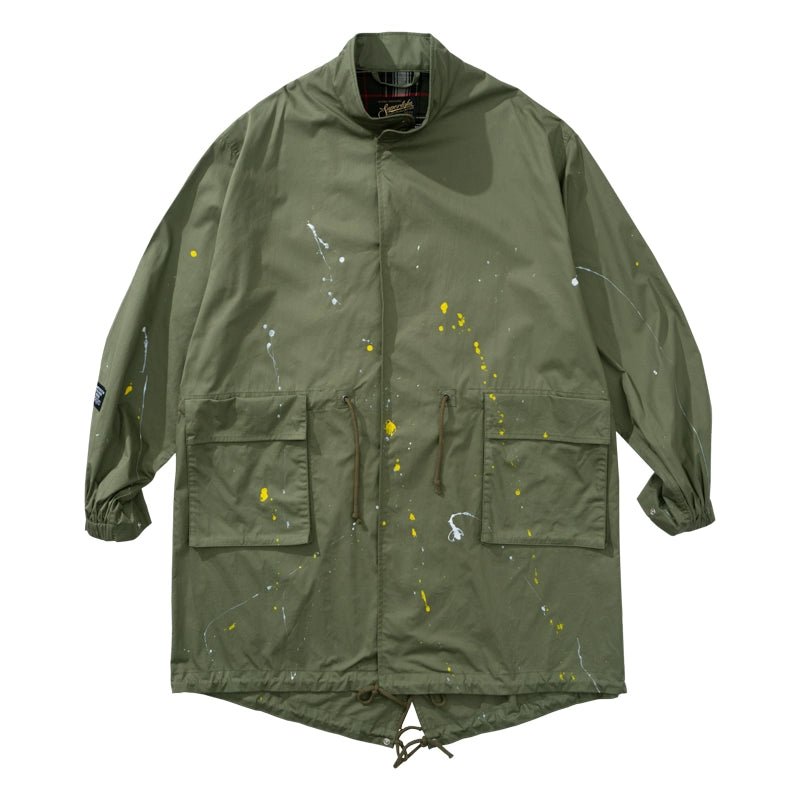 INK SPLASHED M65 PARKA (#DF0003)