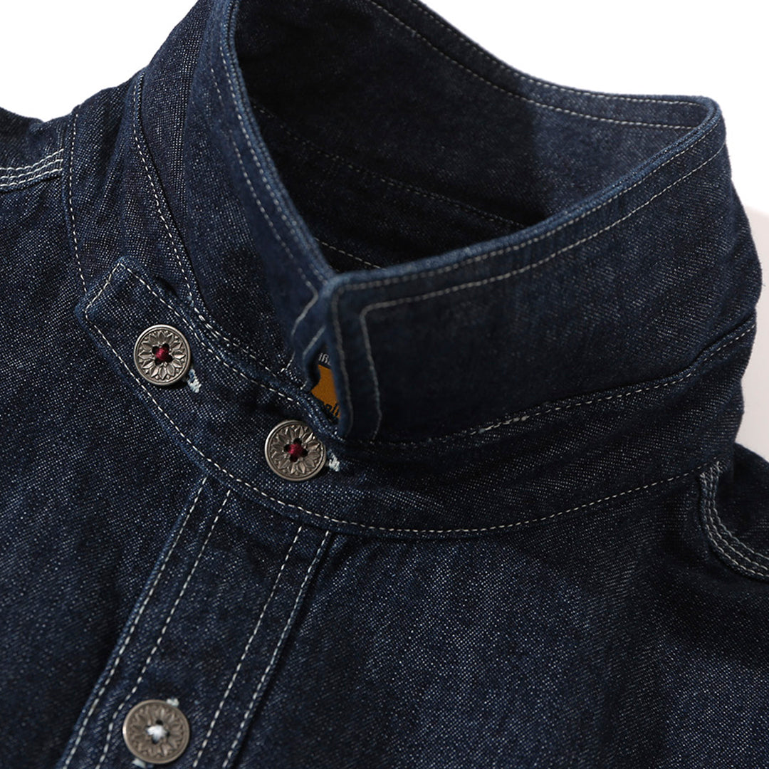 1930'S CIGARETTE POCKET WORK SHIRT (DR0120)