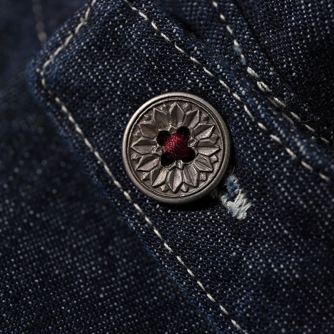 1930'S CIGARETTE POCKET WORK SHIRT (DR0120)