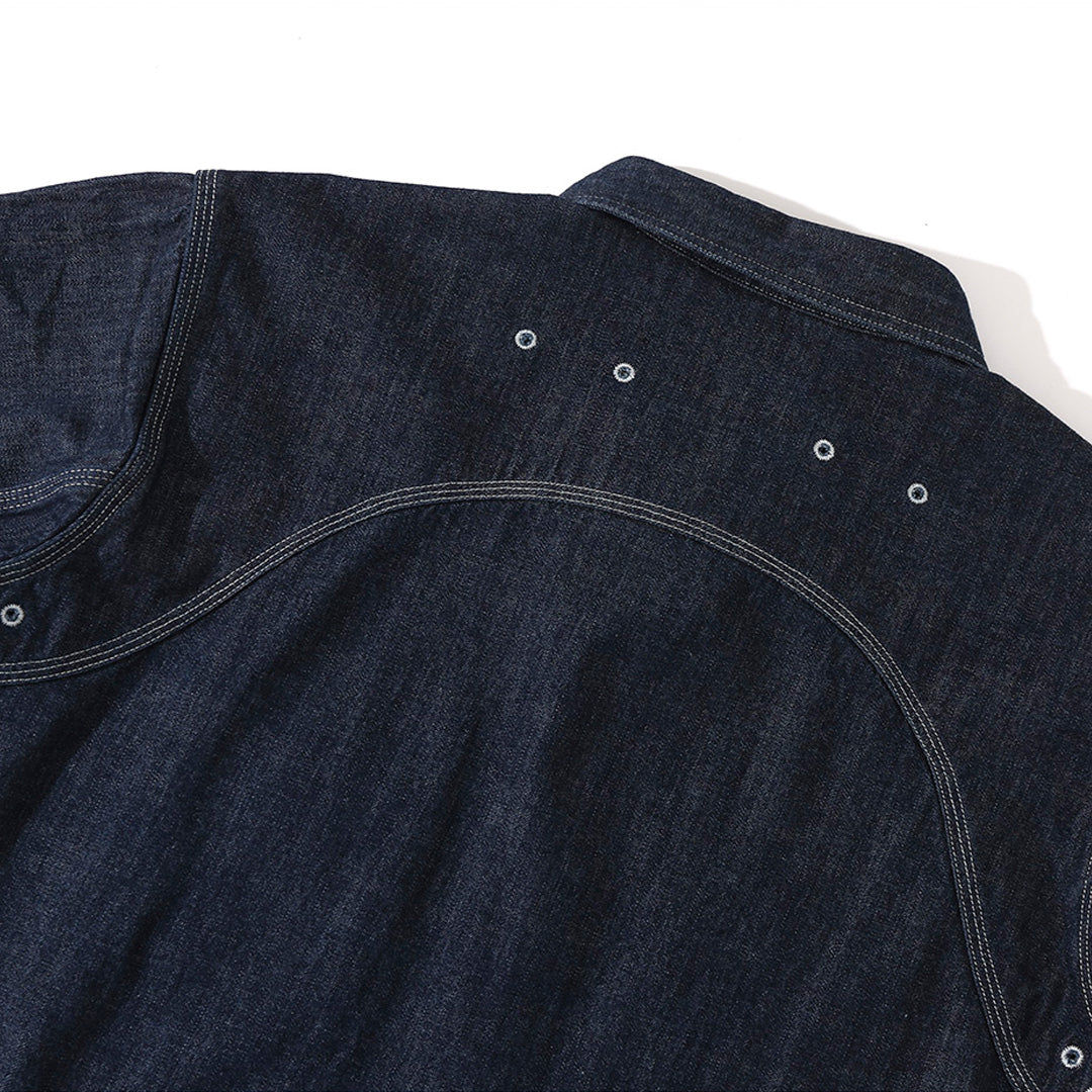 1930'S CIGARETTE POCKET WORK SHIRT (DR0120)