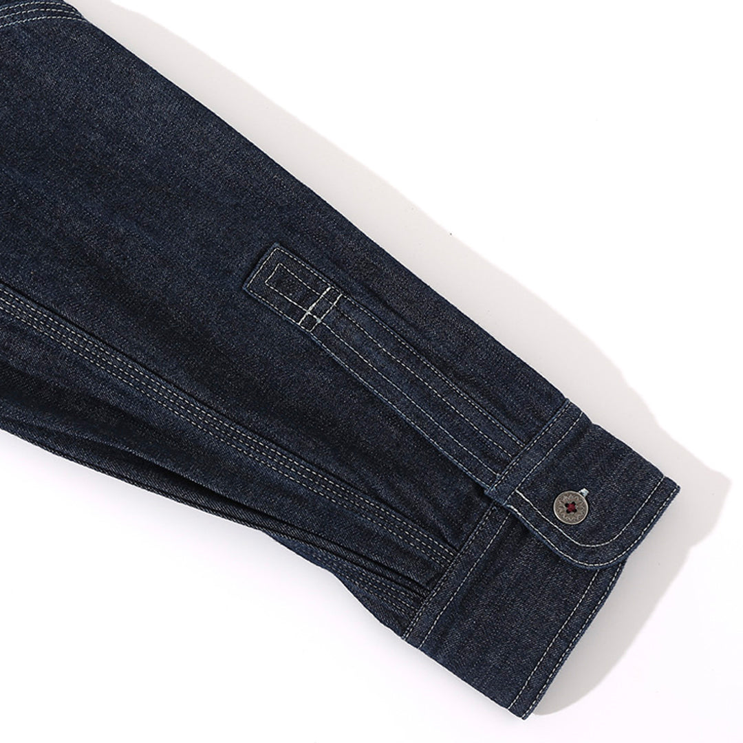 1930'S CIGARETTE POCKET WORK SHIRT (DR0120)