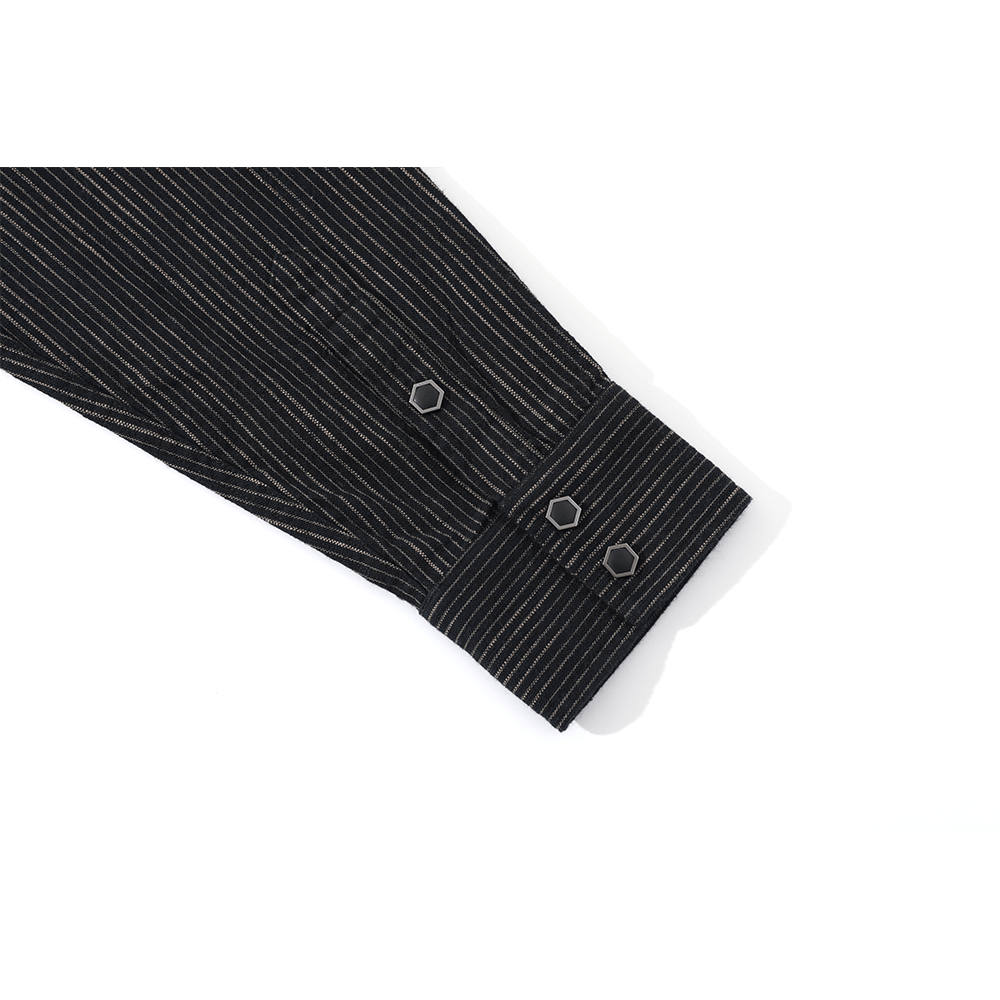 1900'S BLACK ELEPHANT SALOON SHIRT (DR0172) - Nttitudoo MFG