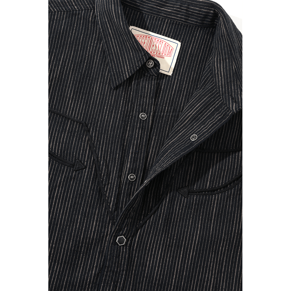 1900'S BLACK ELEPHANT SALOON SHIRT (DR0172) - Nttitudoo MFG