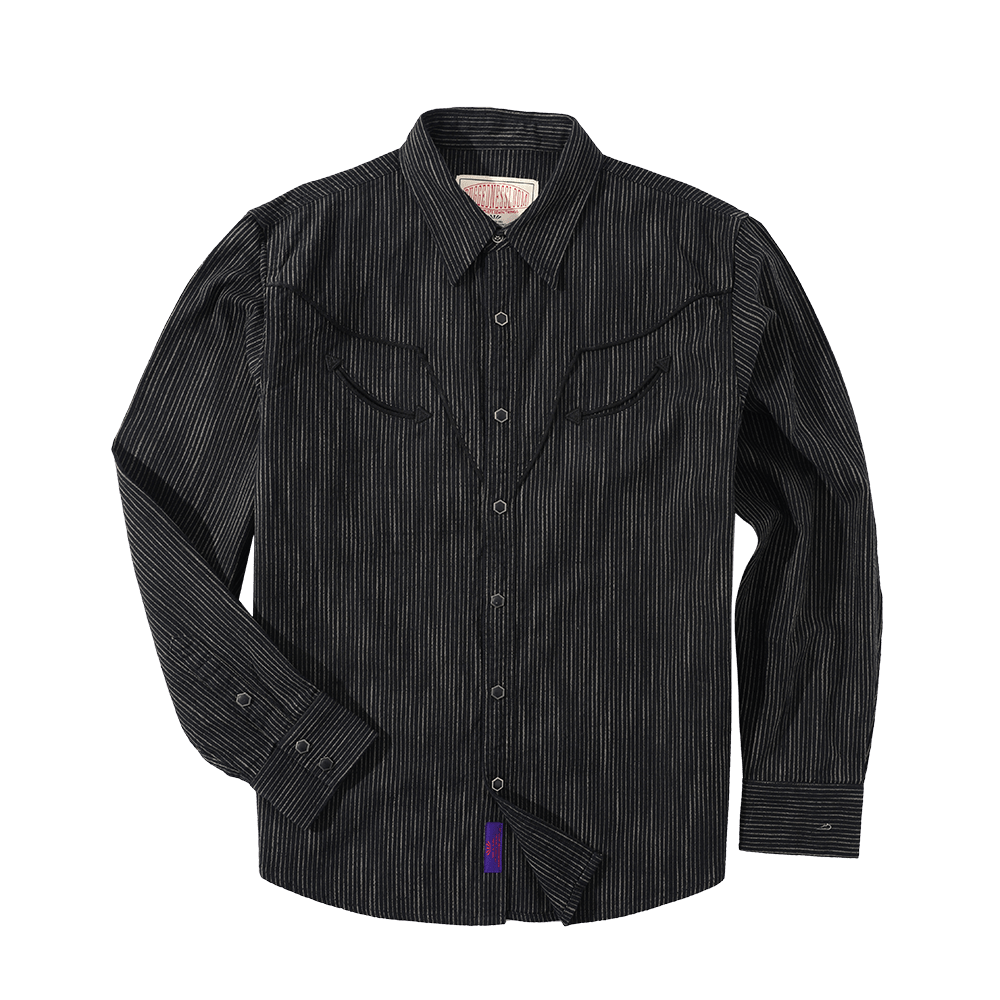 1900'S BLACK ELEPHANT SALOON SHIRT (DR0172) - Nttitudoo MFG