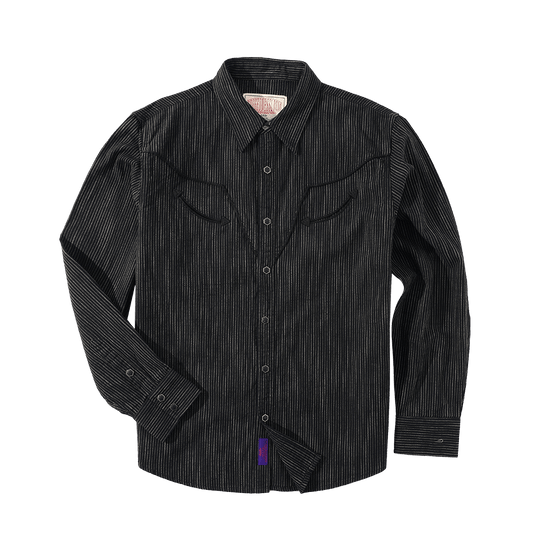 1900'S BLACK ELEPHANT SALOON SHIRT (DR0172) - Nttitudoo MFG