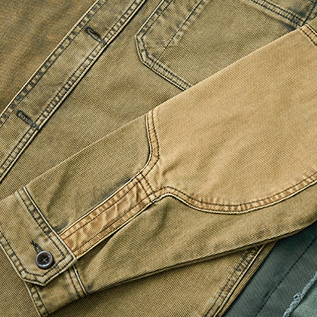 1910’S AMERICAN 「HERACLES」 WORK SHIRT JACKET (DR0011) - Nttitudoo MFG