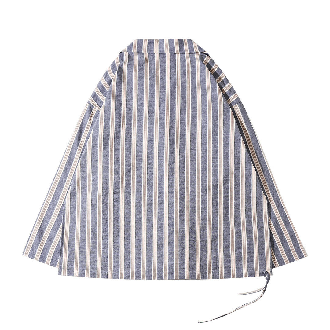 1910'S NAVY PULLOVER SHIRT (DR0104) - Nttitudoo MFG