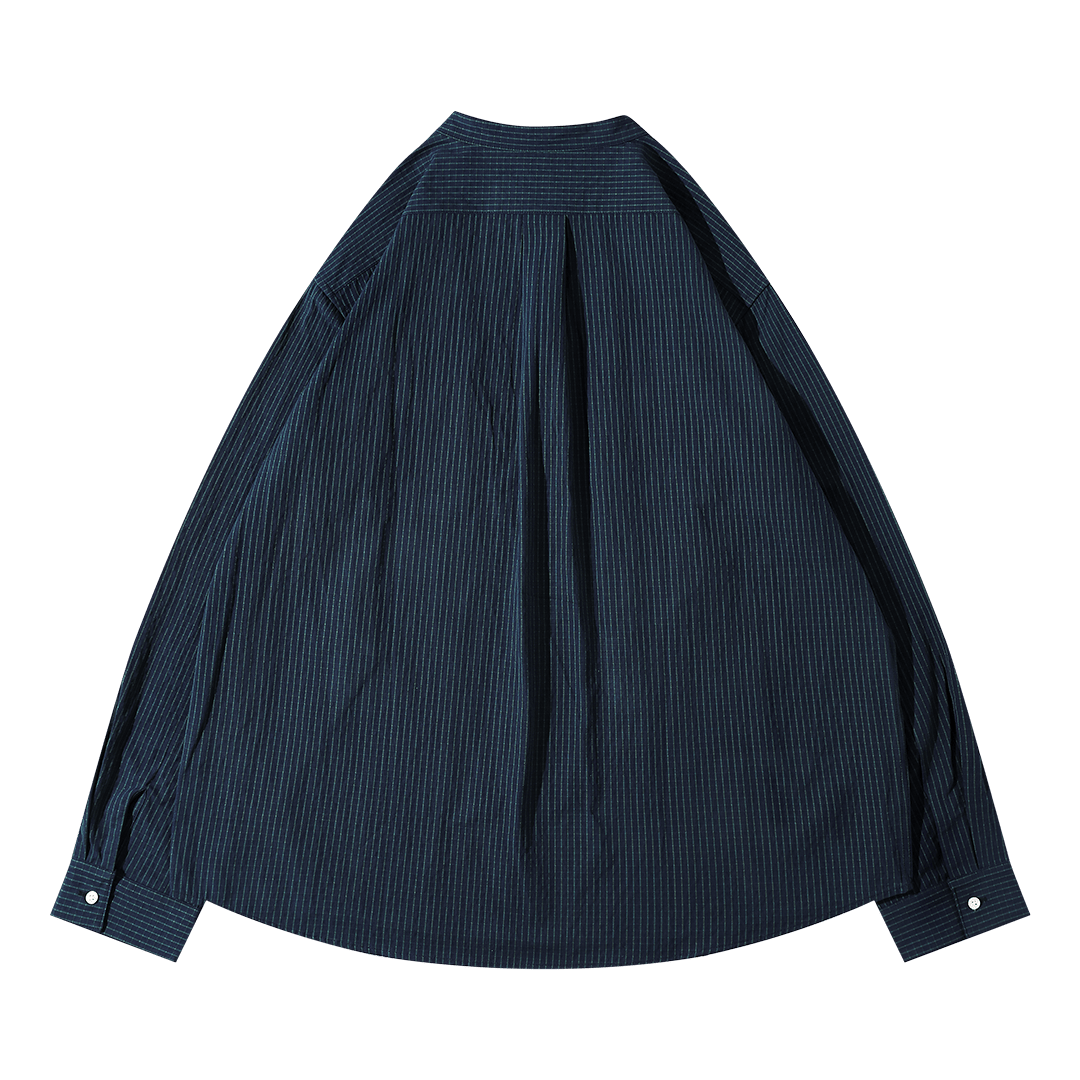 1920'S FRENCH MATELOT TRAIT SOMBRE SHIRT (DR0102) - Nttitudoo MFG