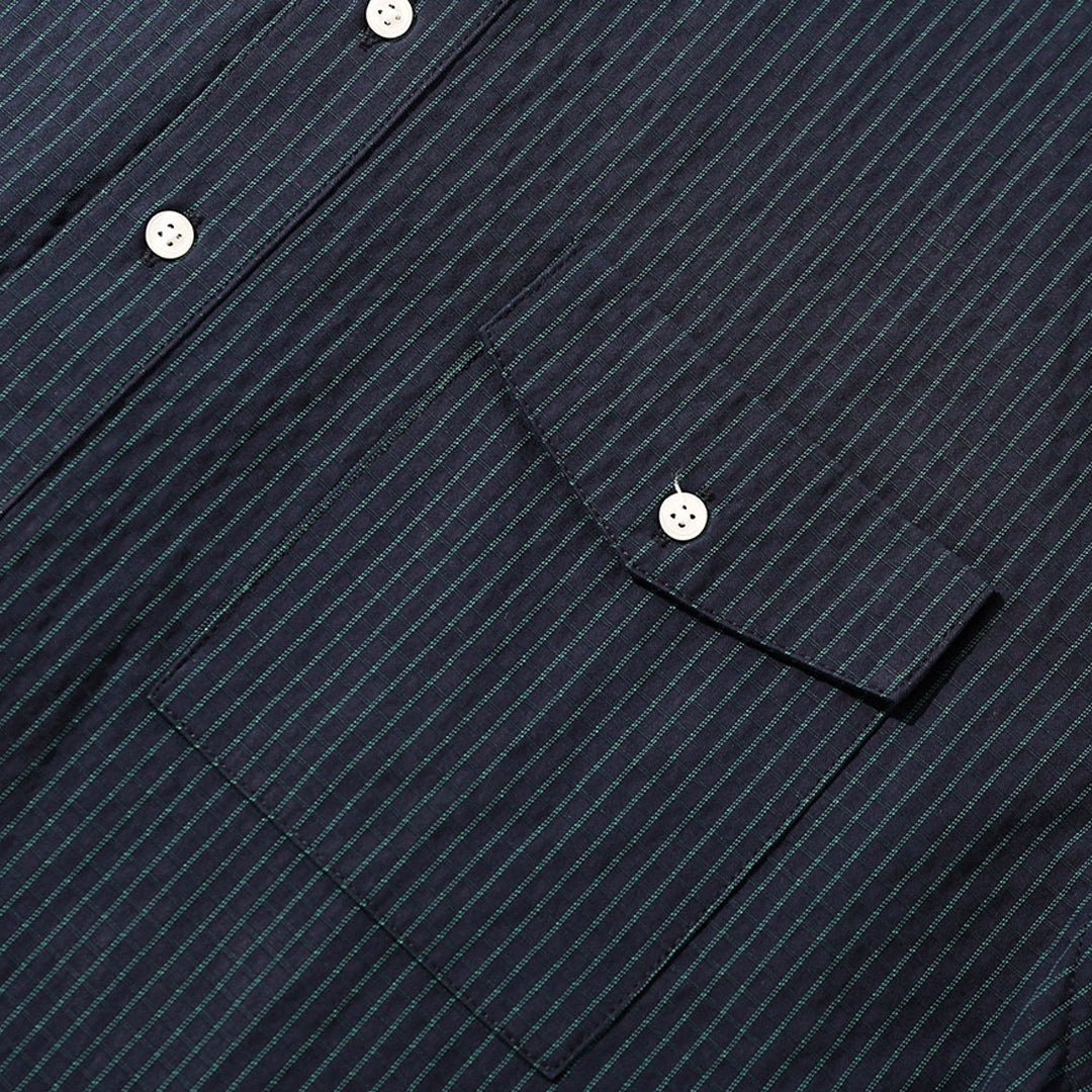 1920'S FRENCH MATELOT TRAIT SOMBRE SHIRT (DR0102) - Nttitudoo MFG