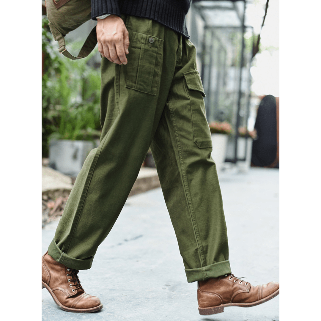 1930'S BRITISH ARMY P37 PANTS (DR0125) - Nttitudoo MFG