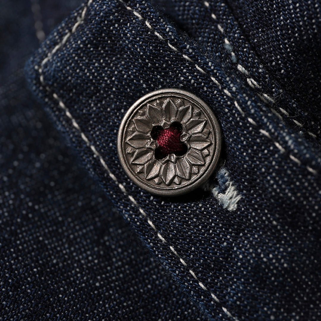 1930'S CIGARETTE POCKET WORK SHIRT (DR0120) - Nttitudoo MFG