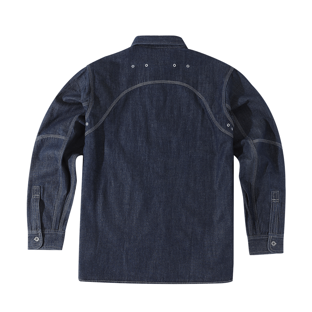 1930'S CIGARETTE POCKET WORK SHIRT (DR0120) - Nttitudoo MFG