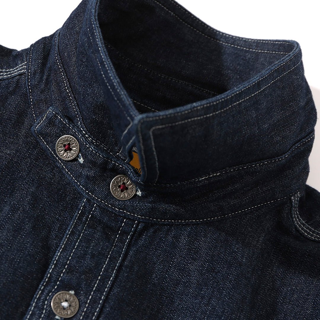 1930'S CIGARETTE POCKET WORK SHIRT (DR0120) - Nttitudoo MFG