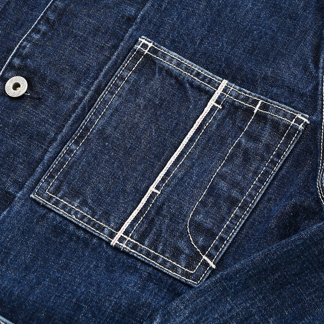 1930’S FRENCH BTF - V2 RAILWAY RANGER BELT JACKET (DR0082) - Nttitudoo MFG