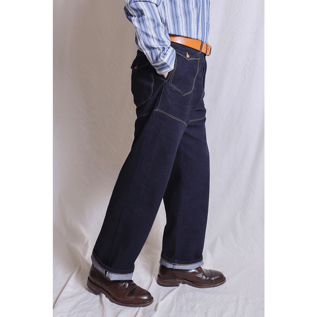 1930’S FRENCH FONER PTF - 07 RAILWAY RANGER PANTS (DR0019) - Nttitudoo MFG