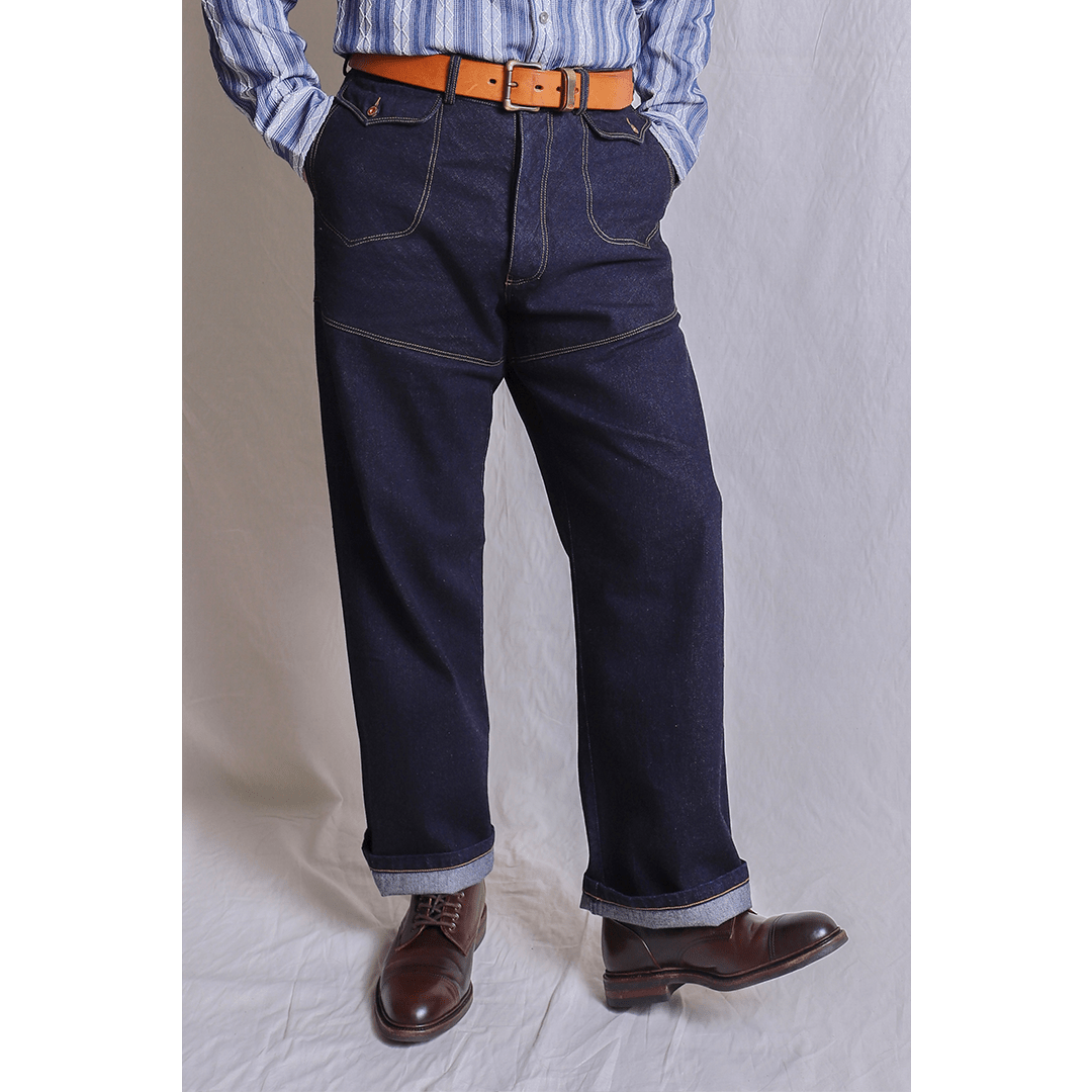 1930’S FRENCH FONER PTF - 07 RAILWAY RANGER PANTS (DR0019) - Nttitudoo MFG