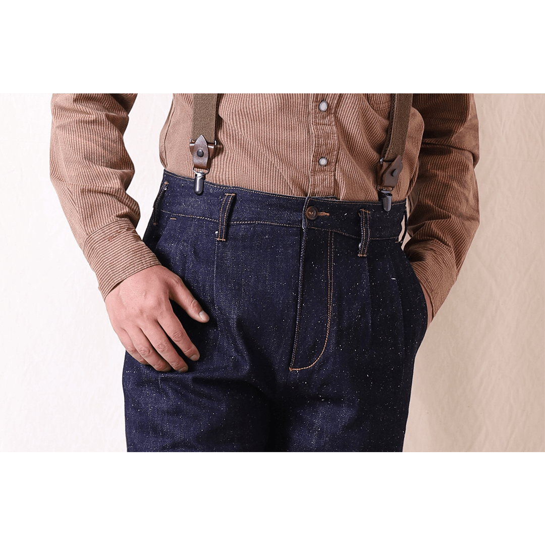 1930’S FRENCH NEPPY PTF - 06 RAILWAY RANGER PANTS (DR0020) - Nttitudoo MFG