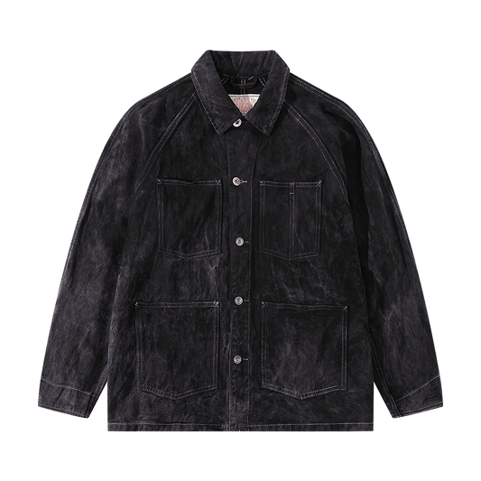 1930'S HANDMADE「NIOSHOKU - DYEING」 FACTEUR JACKET (DR0131) - Nttitudoo MFG