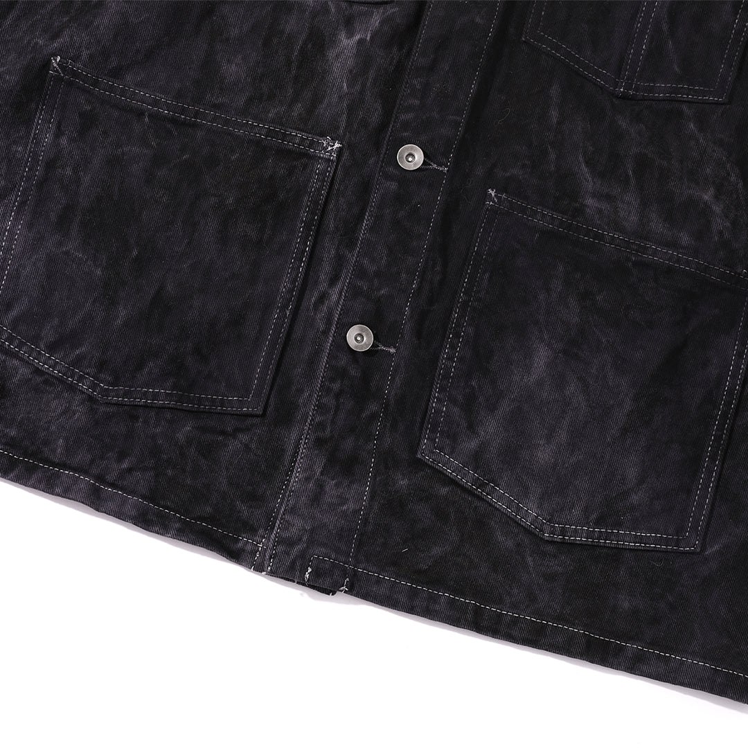 1930'S HANDMADE「NIOSHOKU - DYEING」 FACTEUR JACKET (DR0131) - Nttitudoo MFG